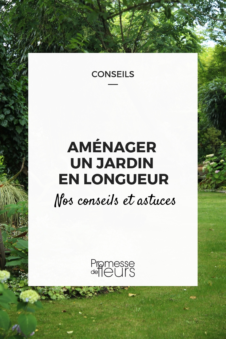 organizar um jardim comprido