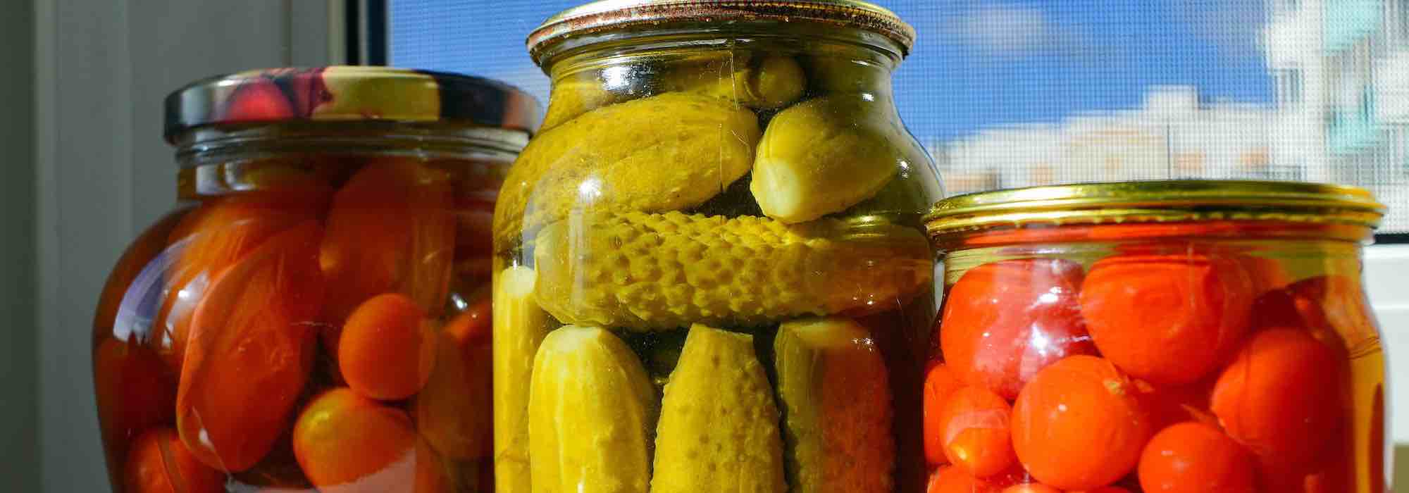 Preparar os seus pickles de legumes em casa