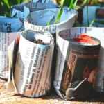Prensa para vasos em papel