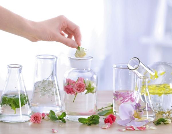 Fazer uma loção à base de flores