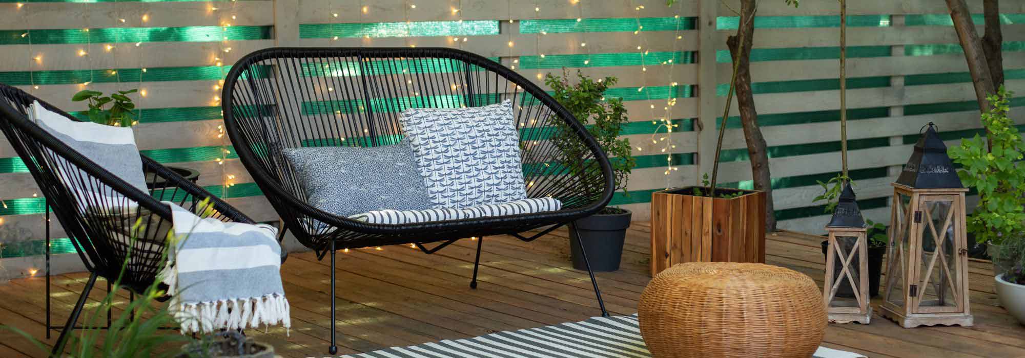 Como organizar um pequeno terraço?
