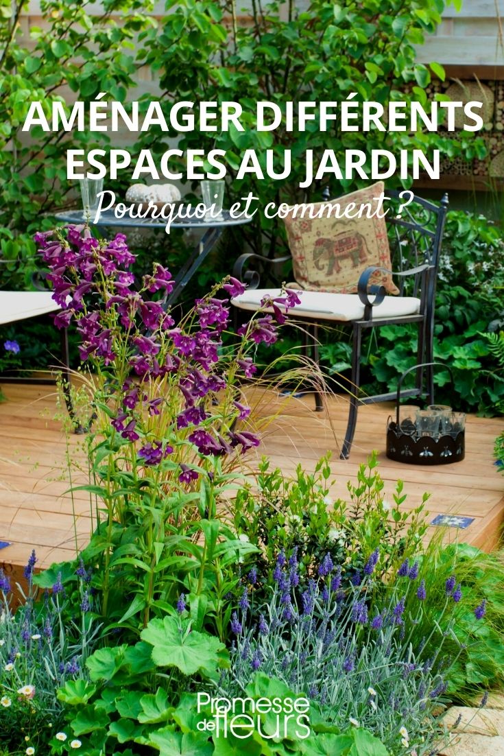 Criar diferentes espaços no jardim
