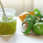 A receita da compota de tomates verdes