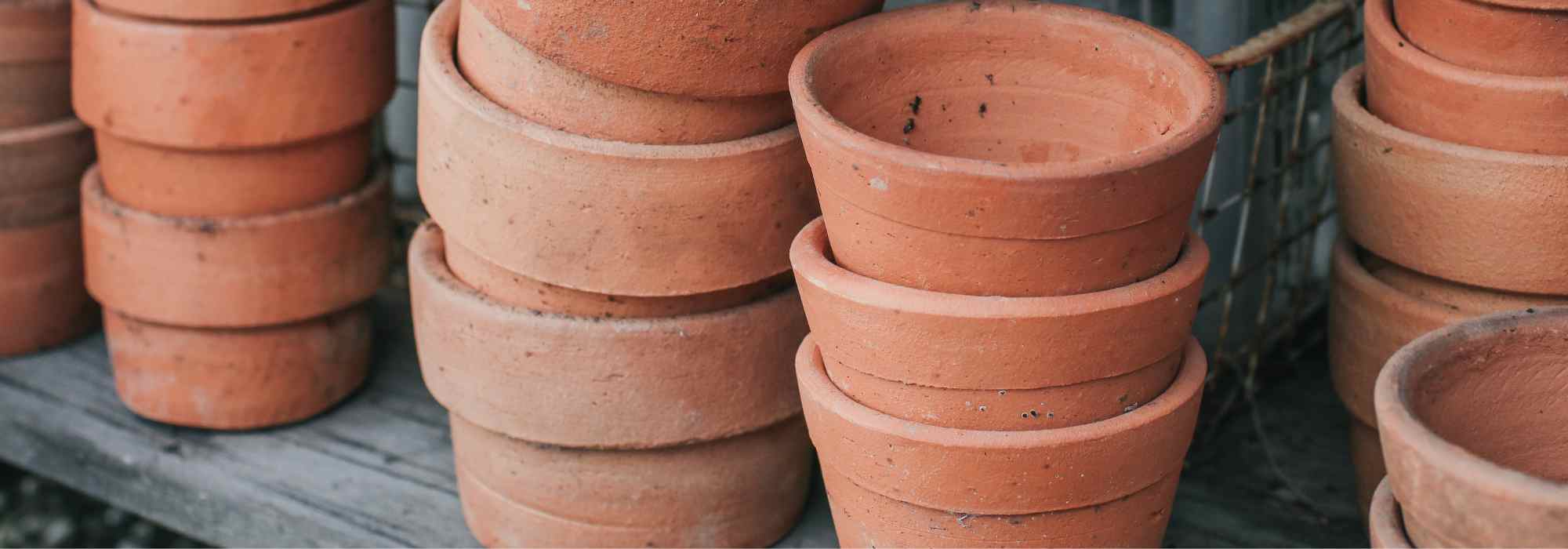 Como reciclar os vasos no jardim?