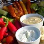 Legumes e frutos para petiscar na horta