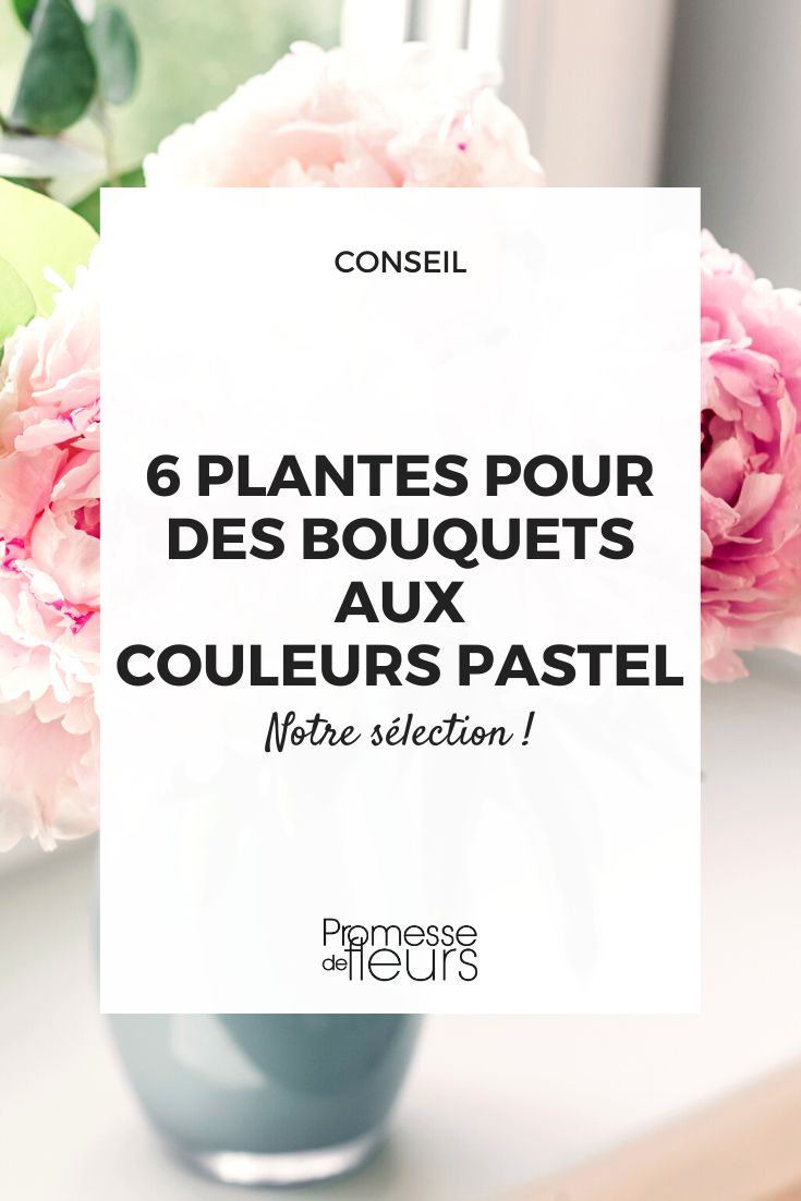 composição floral em tons suaves