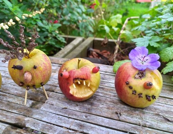Como fazer maçãs assustadoras para o Halloween?
