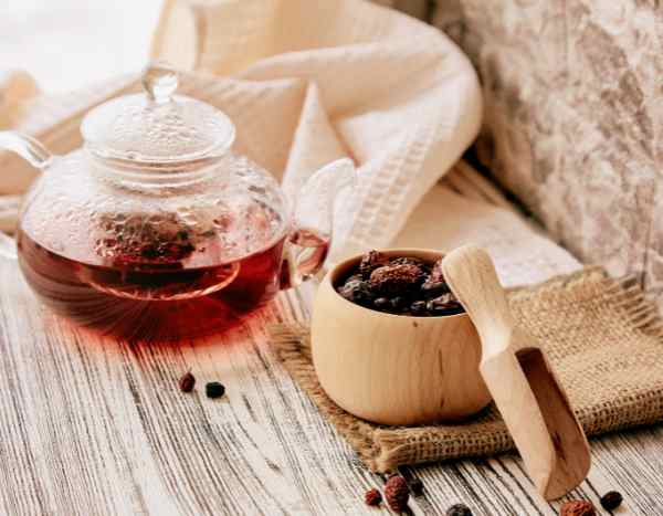 Como preparar uma infusão de bagas de arónia?