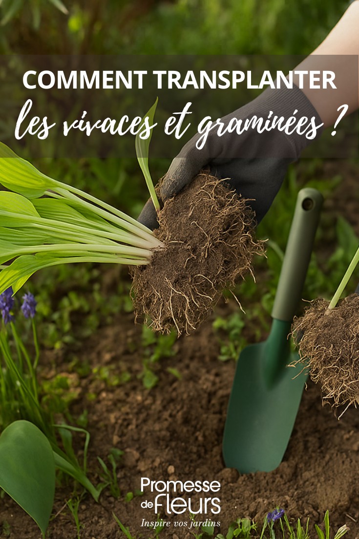Conselhos para transplantar plantas perenes e gramíneas