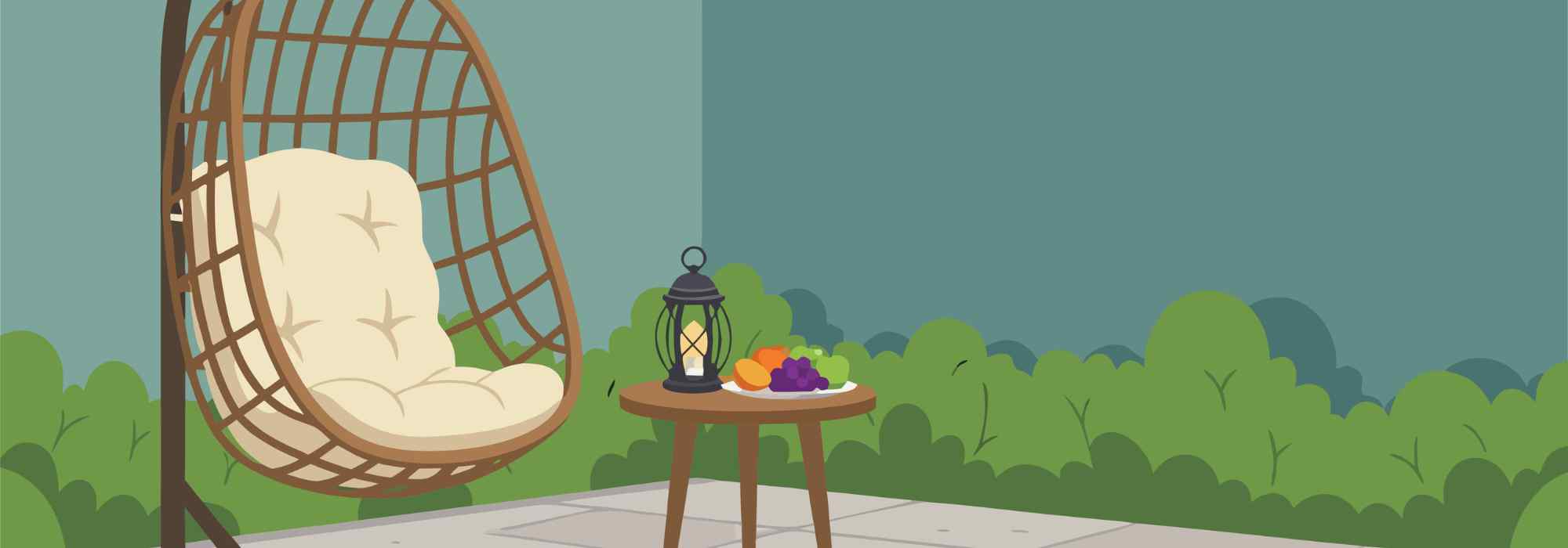 Como reorganizar o terraço depois do inverno?