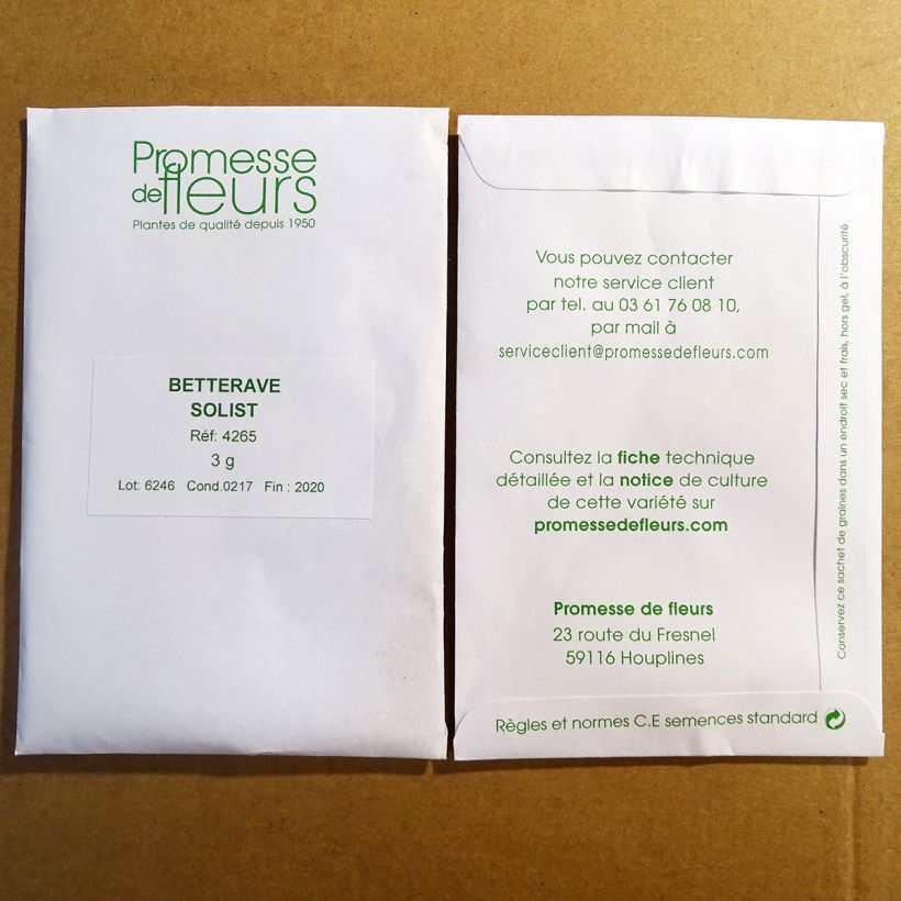 Exemplo de amostra de Betterave rouge Moulin Rouge - race monogerme die Tüte mit 200 Samen (4g) tal como entregue