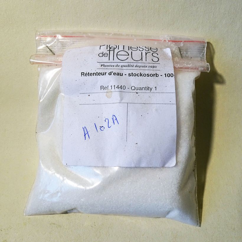 Exemplo de amostra de Rétenteur d'eau - stockosorb Boîte tal como entregue