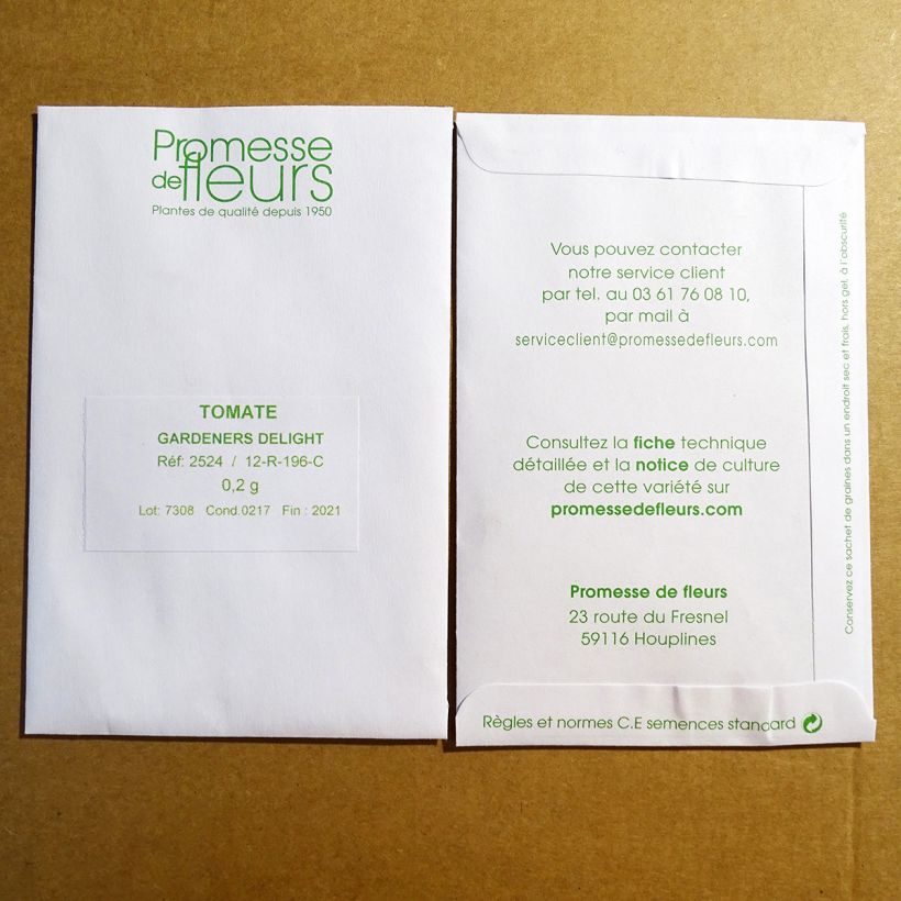 Exemplo de amostra de Tomate Gardeners Delight - Tomate-cerise die Tüte mit 30 Samen tal como entregue