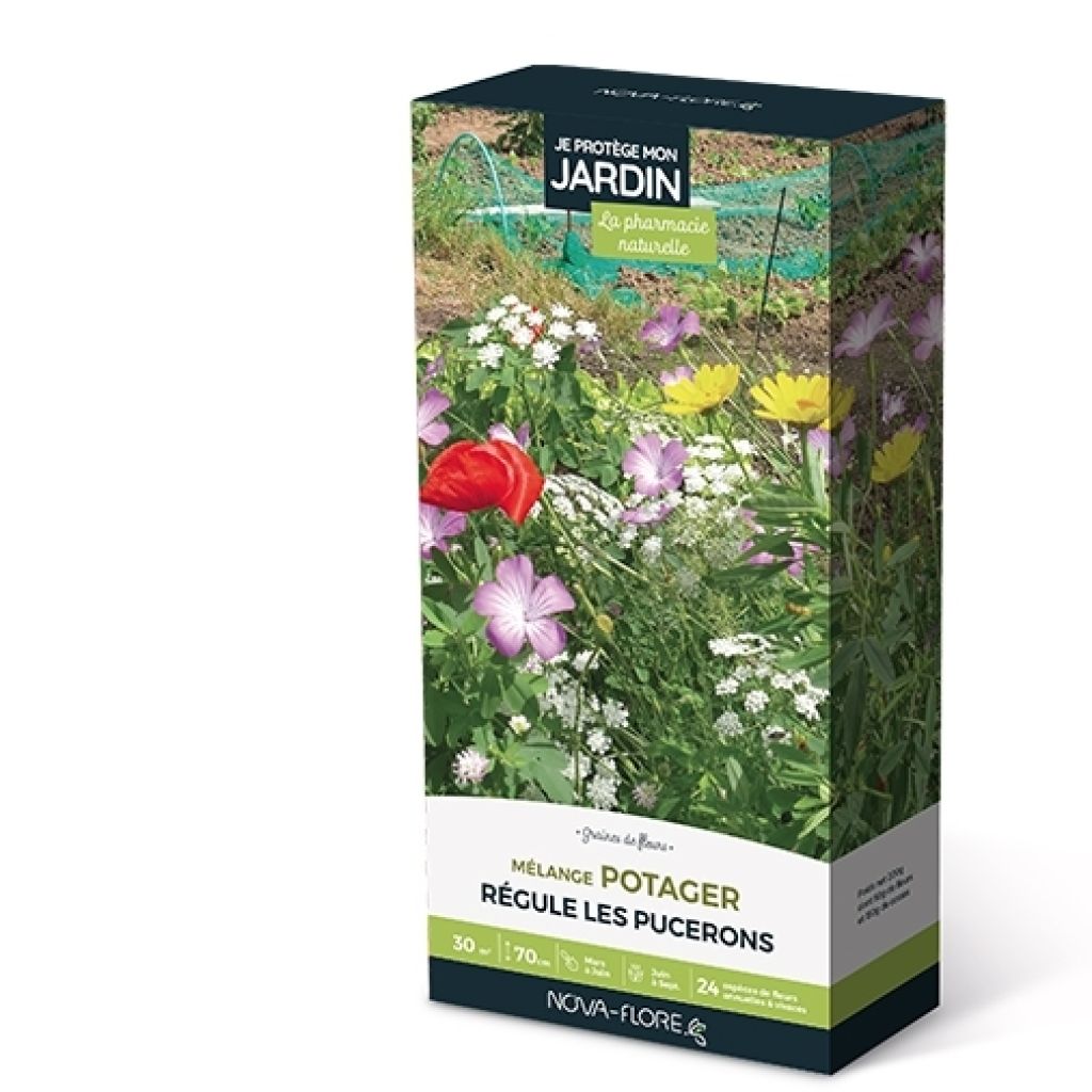 Mistura de sementes para proteção da horta