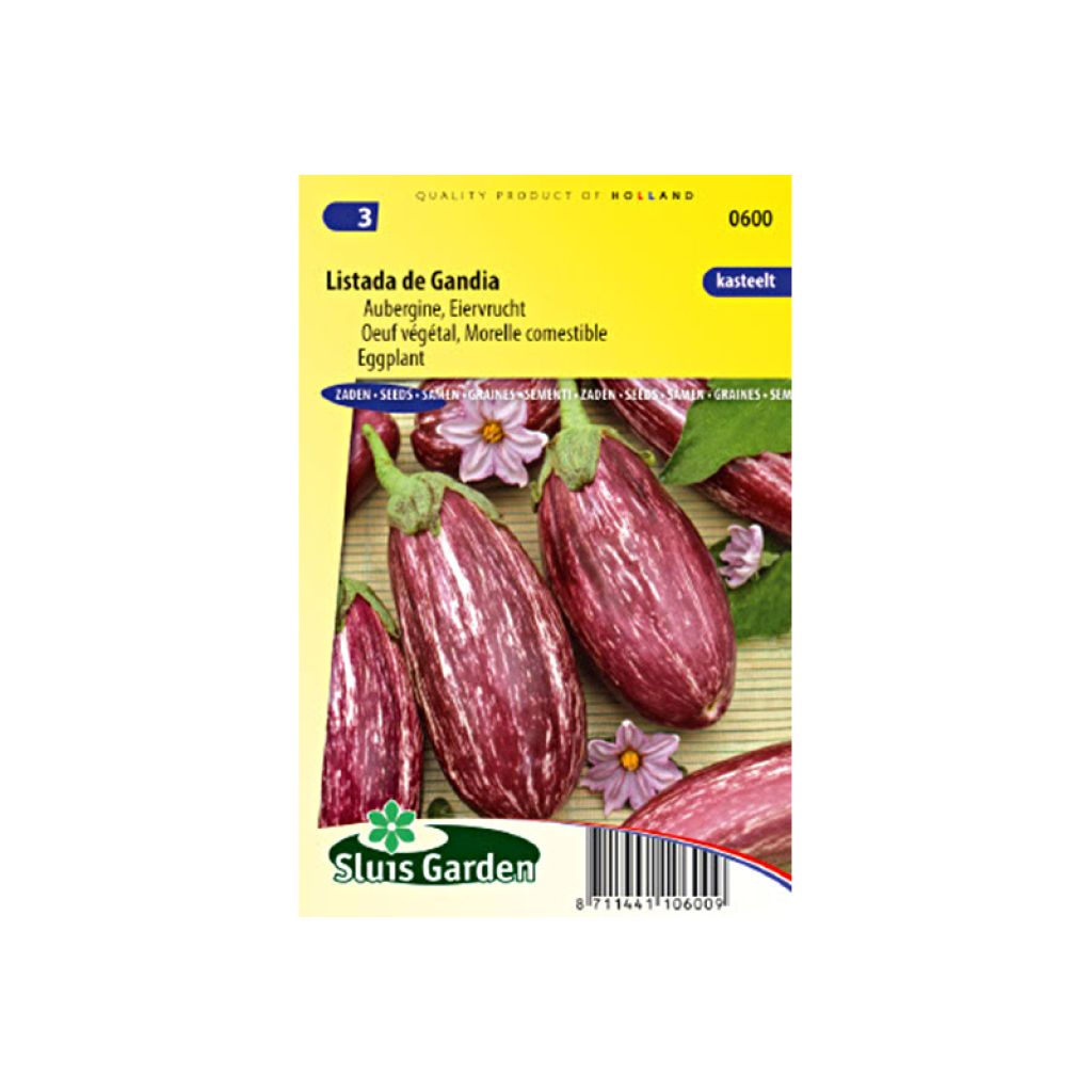 Aubergine Listada de Gandia - Oeuf végétal