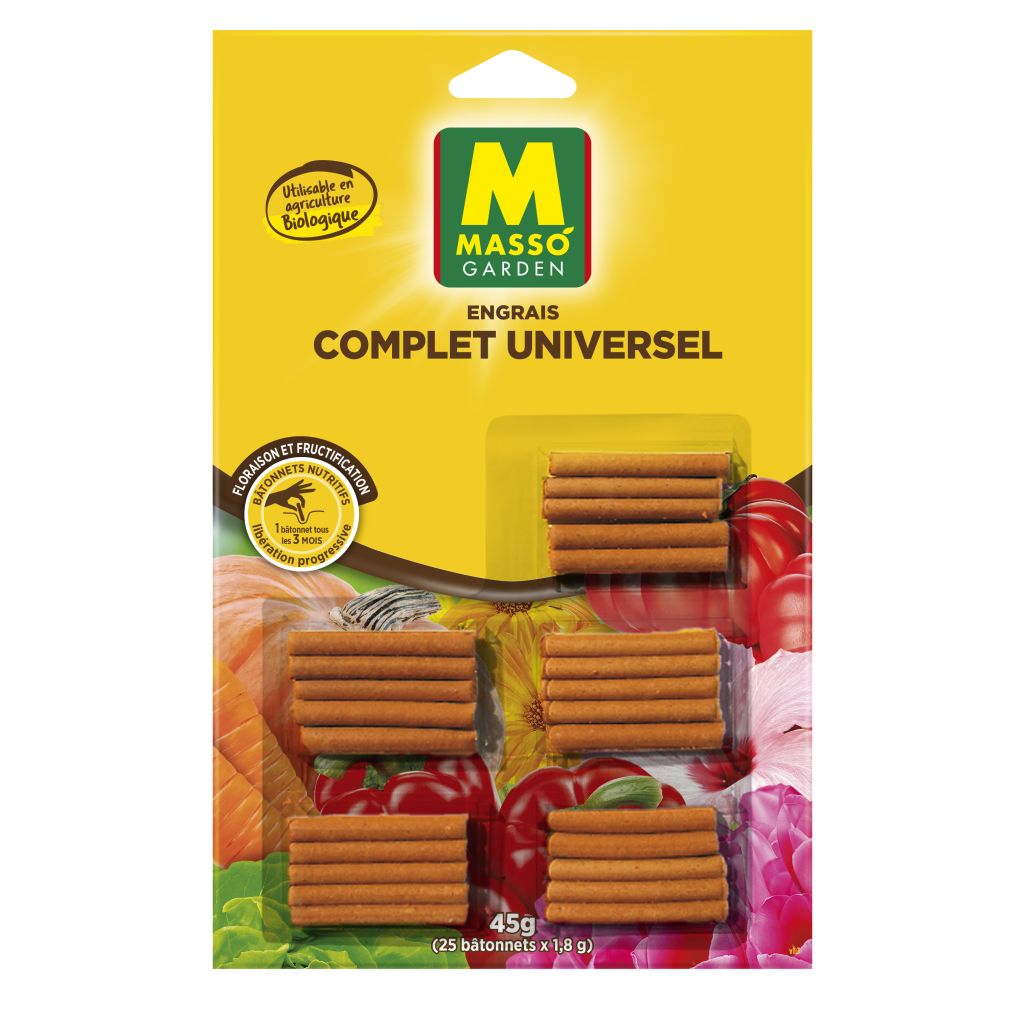 Bastões de fertilizante universal completo UAB Masso Garden