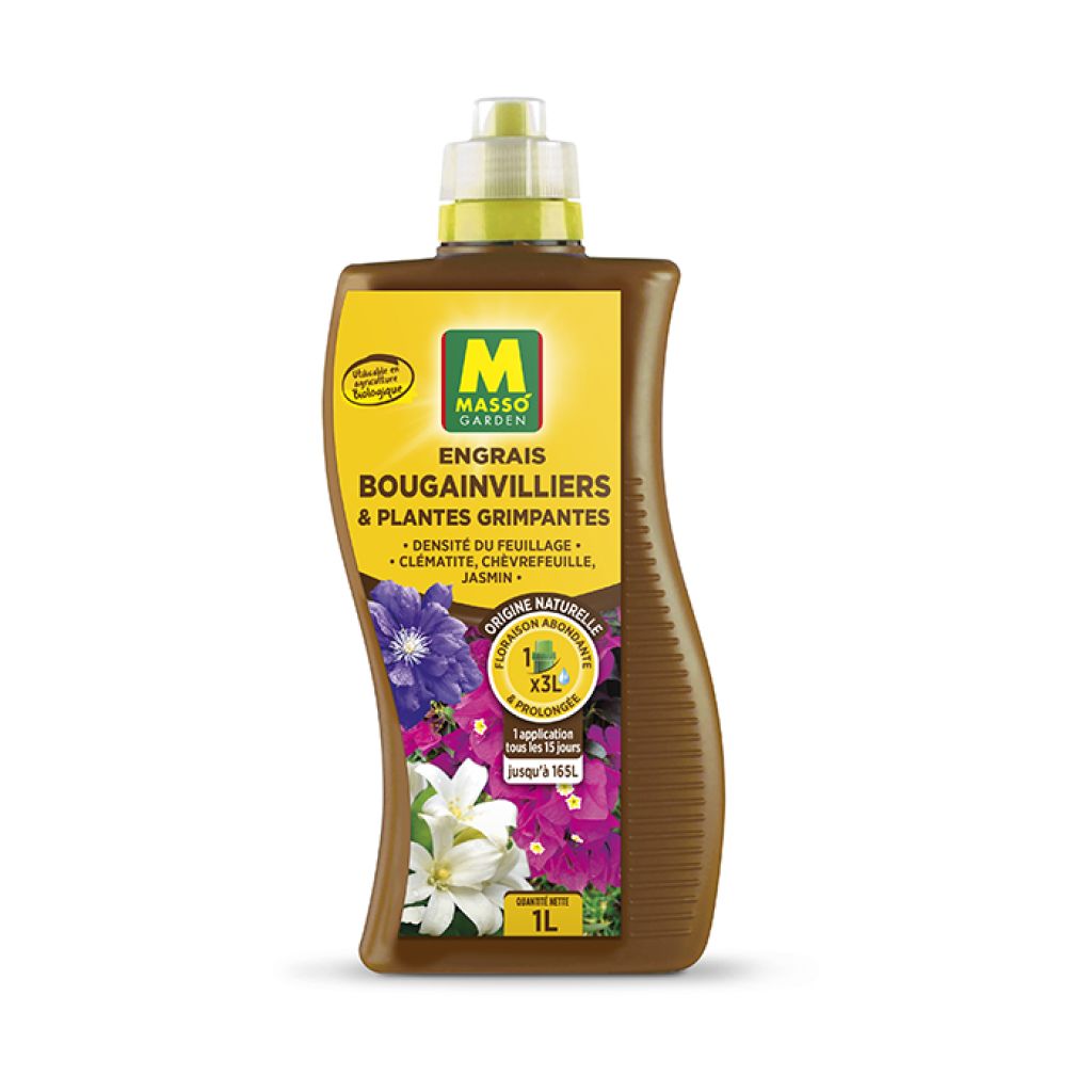 Fertilizante Líquido para buganvílias e trepadeiras UAB Masso Garden