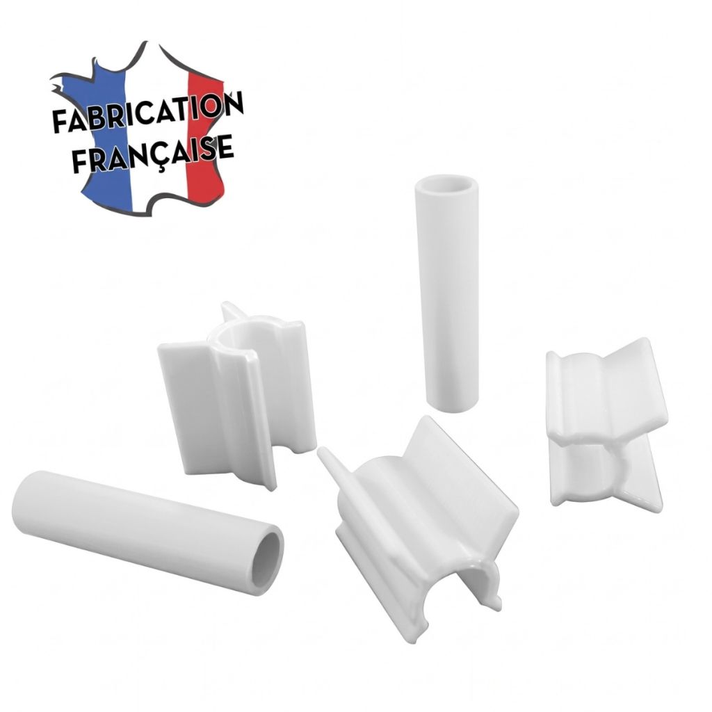 Lote de 12 kits de fixação para proteção de inverno Jany
