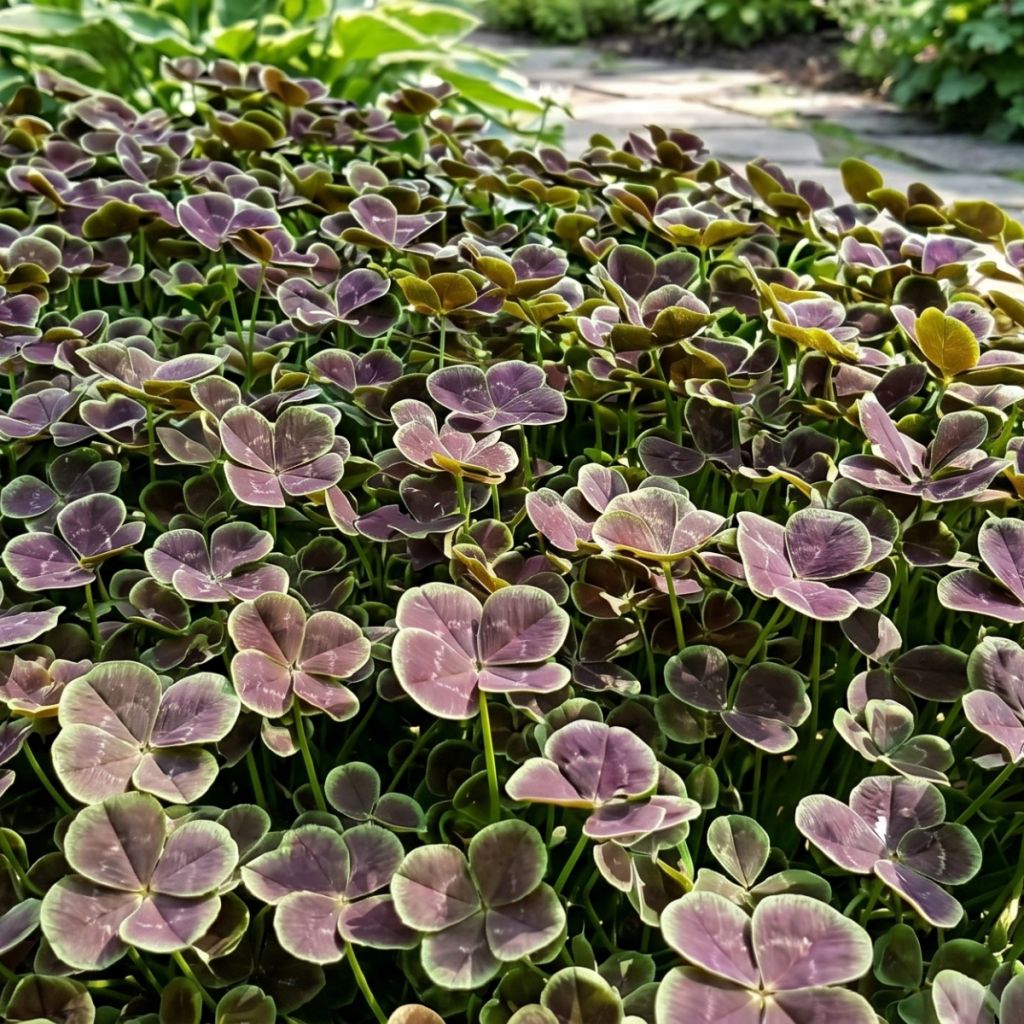 Trifolium repens Quadrifolium Purpureum