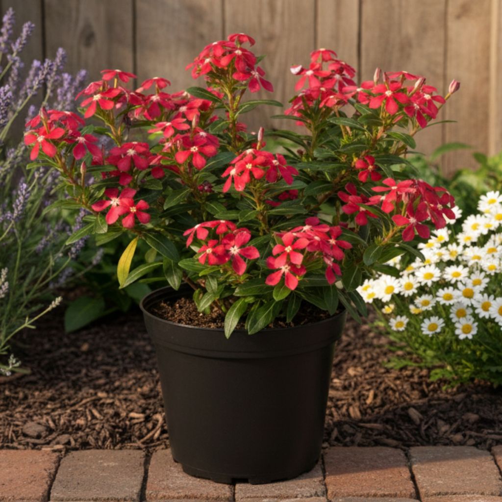 Vinca-de-madagascar Soiree Cerise White Eye