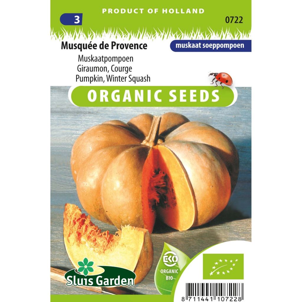 Abóbora de inverno Moscat de Provence Bio