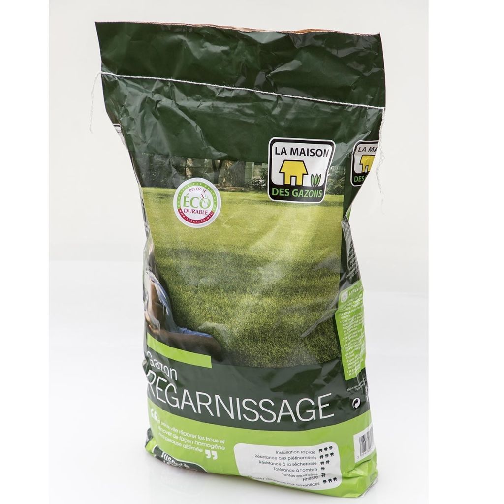 Mistura de sementes para reparação do relvado