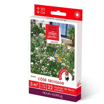 Mistura de sementes Les Lutins para terraço