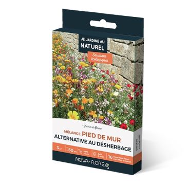 Mistura de sementes para pé-de-muro