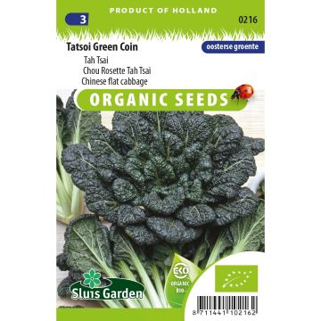 Couve de China Bio Tatsoi Green Coin