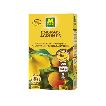 Fertilizante em grânulos para cítricos UAB Masso Garden