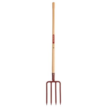 Fourche à bêcher Terracotta avec manche en bois pomme Leborgne Fourche à bêcher Terracotta avec manche en bois pomme Leborgne