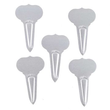 Etiquette à planter Ogée en aluminium 10 x 6 x 3.5 cm - vendu par 5