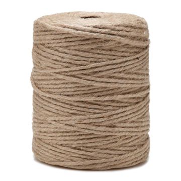 Barbante de juta La Cordeline - Rolo 1 kg Ø3.5 mm ± 200 m sob filme - Cor Natural