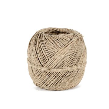 Cordel de linho Poli La Cordeline - Novelo 500 g Ø 1,2 mm ±100 m cor natural.