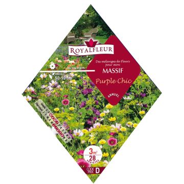 Mistura para maciço Purple Chic - Saqueta 3 m²