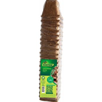 Vasos quadrados biodegradáveis GROWING POTS