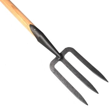 Petite fourche à bêcher traditionnelle De Pypere Petite fourche à bêcher traditionnelle De Pypere