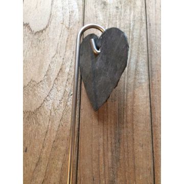 Suporte para etiqueta em aço inoxidável Ø 5 mm