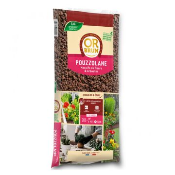 Pozolana castanha-dourada