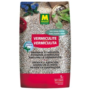 Vermiculite Masso Garden em saco de 5 L Vermiculite Masso Garden em saco de 5 L