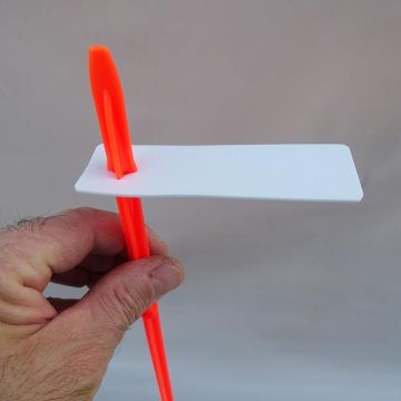 Etiquetas para espetar, modelo Cross, 100 x 30 mm, cores