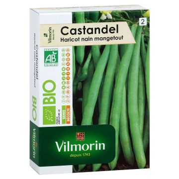 Feijão-verde mangetout Bio Castandel Vilmorin