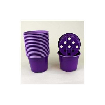 Vaso redondo colorido Ø 10,5 cm - vendido por 20 unidades